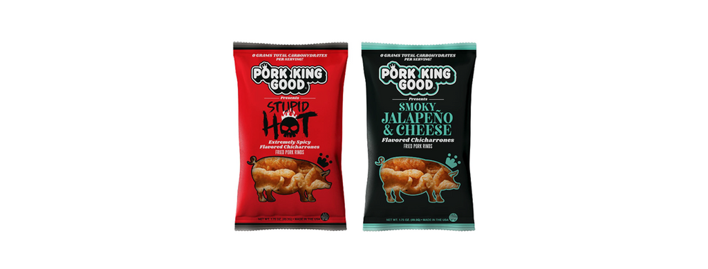(10 Pack) Spicy Variety Pork Rinds 1.7oz Bags