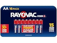 (16 PACK) Rayovac AA Fusion Premium Alkaline Batteries