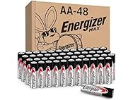 (48 Batteries) Energizer MAX AA Alkaline Batteries